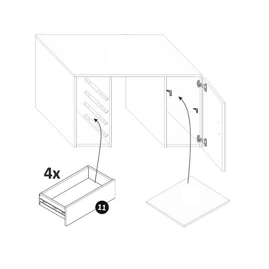 ROSA 5 dětský pokoj, univerzální, kašmír/antická růžová