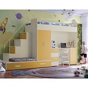 ROSA 5 dětský pokoj, univerzální, kašmír/kari žlutá