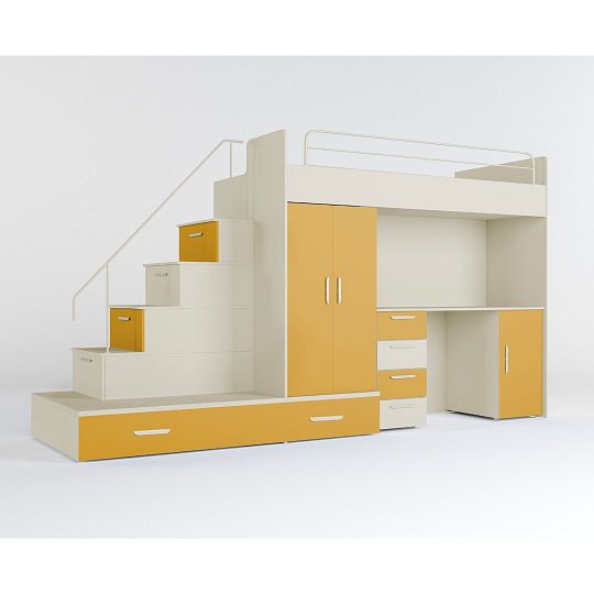 ROSA 5 dětský pokoj, univerzální, kašmír/kari žlutá