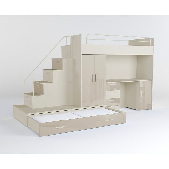 ROSA 5 dětský pokoj, univerzální, kašmír/béžová lesk