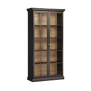 LUCEMBURK W2D široká vitrína, grafit