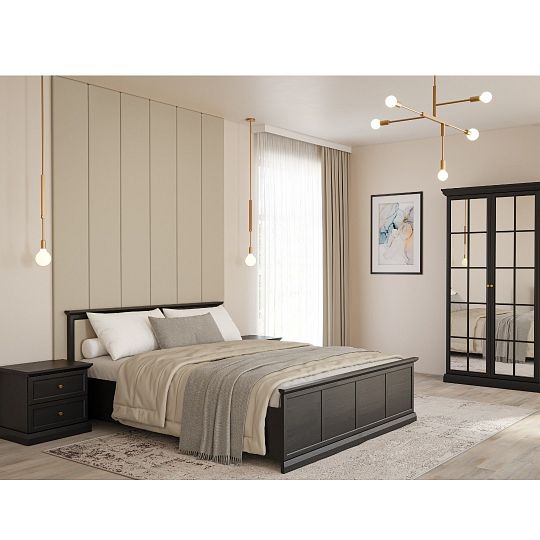 LUCEMBURK SN noční stolek, grafit