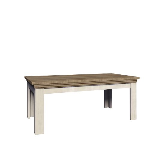 JASMINA LN konferenční stolek, borovice bílá nordik/dub wild