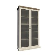 JASMINA WS vitrína, borovice bílá nordik/dub wild