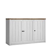 NABILIA K3D komoda, borovice andersen/dub lefkas