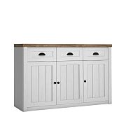 NABILIA K3SP komoda, borovice andersen/dub lefkas