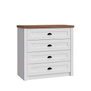 NABILIA K4 komoda, borovice andersen/dub lefkas