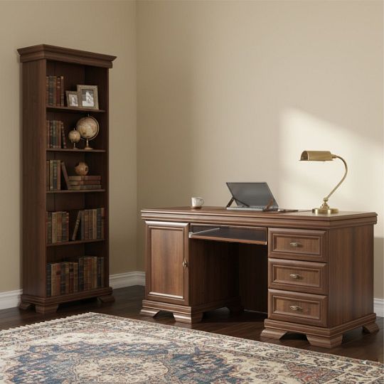 KOBE KR1 vysoký regál, ořech samoa