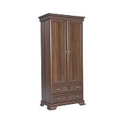 KOBE KS1 vysoká šatní skříň, široká, ořech samoa