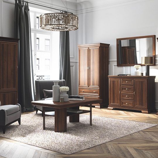 KOBE KC2 zrcadlo, ořech samoa