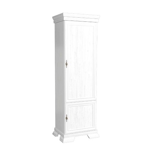 KOBE KRD1 vysoká šatní skříň, policová, borovice bílá andersen