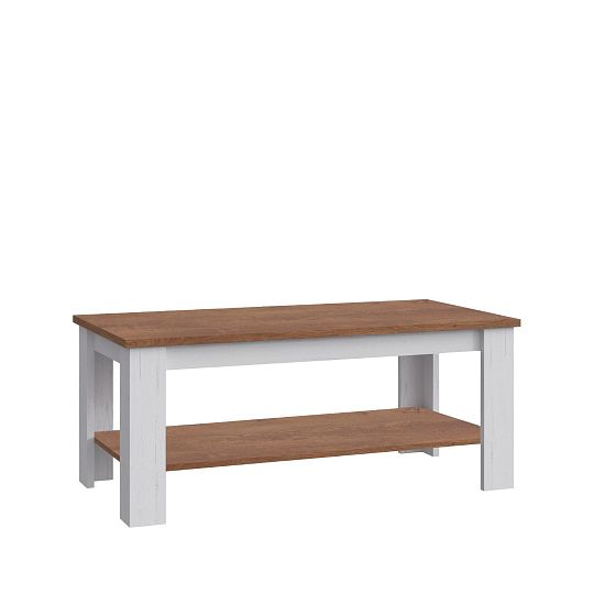 NABILIA ST2 konferenční stolek, borovice andersen/dub lefkas