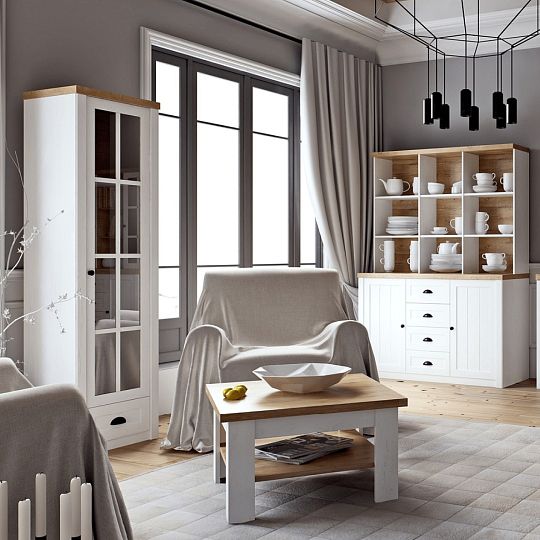 NABILIA R2D nástavec, borovice andersen/dub lefkas