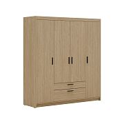 EVERLY 4D-2S šatní skříň, dub olejovaný