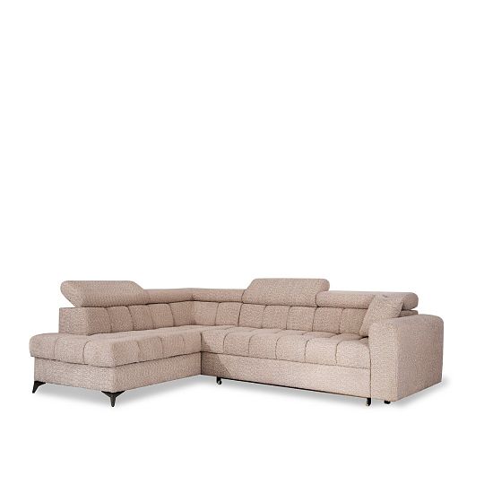 CARACAS rohová sedací souprava, pravá, světle hnědá Marcello 4