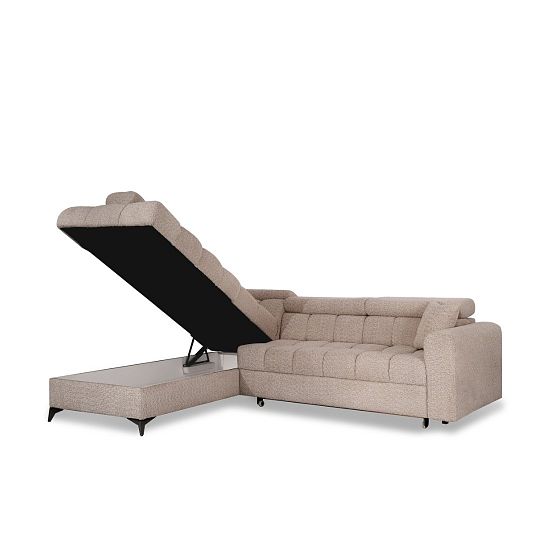 CARACAS rohová sedací souprava, pravá, světle hnědá Marcello 4