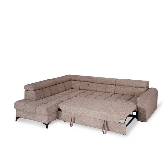 CARACAS rohová sedací souprava, pravá, světle hnědá Marcello 4