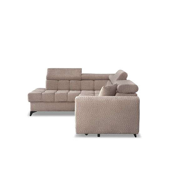 CARACAS rohová sedací souprava, pravá, světle hnědá Marcello 4