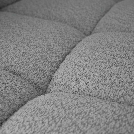 CARACAS rohová sedací souprava, pravá, světle šedá Miscanto 40