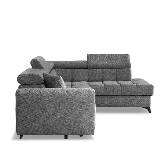 CARACAS rohová sedací souprava, levá, světle šedá Miscanto 40