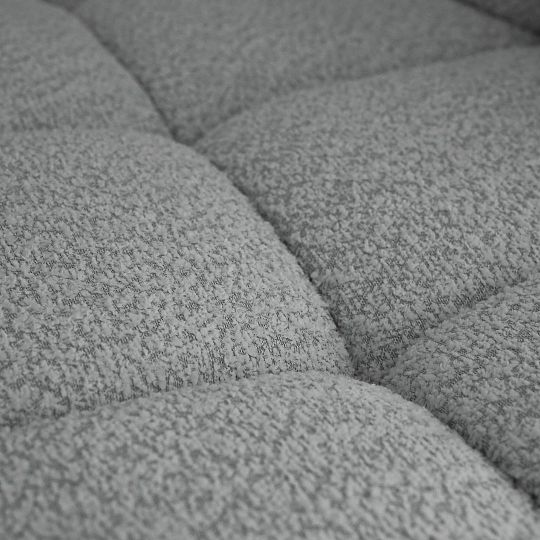 CARACAS rohová sedací souprava, levá, světle šedá Miscanto 40