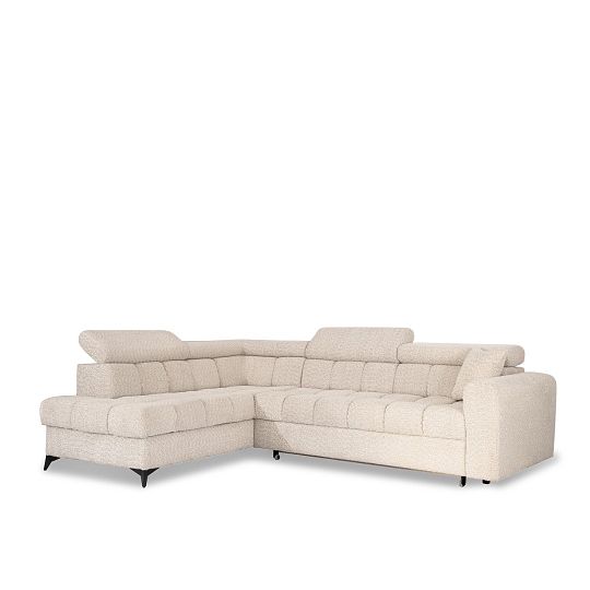 CARACAS rohová sedací souprava, pravá, smetanová Miscanto 10