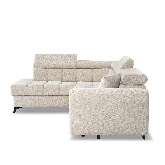 CARACAS rohová sedací souprava, pravá, smetanová Miscanto 10