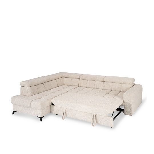 CARACAS rohová sedací souprava, pravá, smetanová Miscanto 10