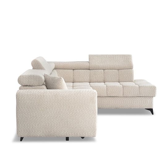 CARACAS rohová sedací souprava, levá, smetanová Miscanto 10