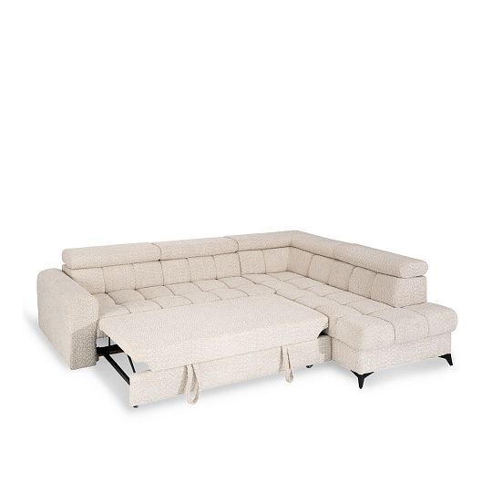 CARACAS rohová sedací souprava, levá, smetanová Miscanto 10
