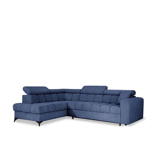 CARACAS rohová sedací souprava, pravá, modrá Marcello 22