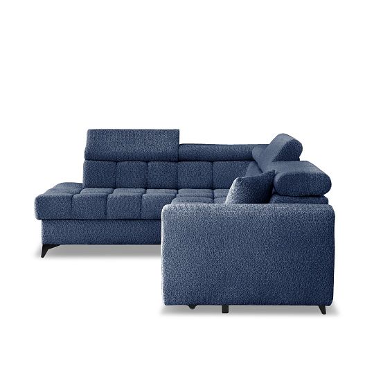 CARACAS rohová sedací souprava, pravá, modrá Marcello 22