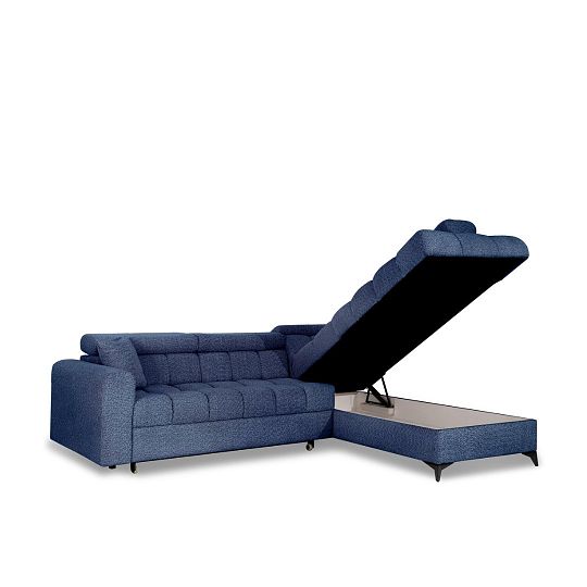 CARACAS rohová sedací souprava, levá, modrá Marcello 22