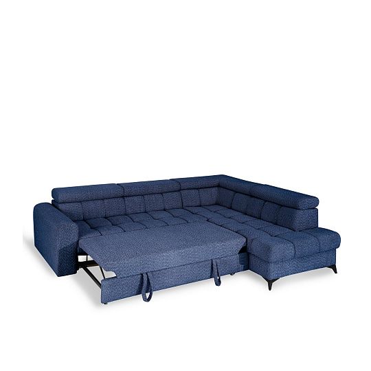 CARACAS rohová sedací souprava, levá, modrá Marcello 22