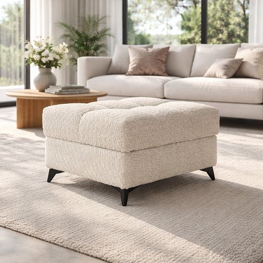 CARACAS taburet, smetanová Miscanto 10