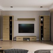 ROBBEN XL obývací stěna, dub olejovaný