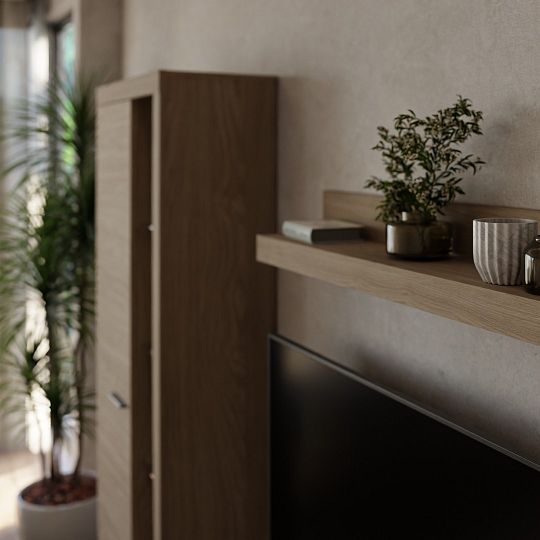 ROBBEN XL obývací stěna, dub olejovaný