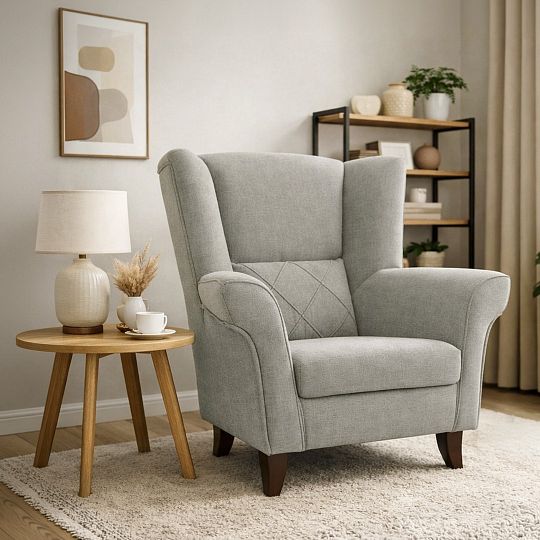 KENTAKUS křeslo, hnědošedá Aragon 20