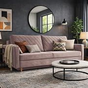 LENA rozkládací pohovka, rosegold Noel 07