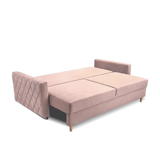 LENA rozkládací pohovka, rosegold Noel 07