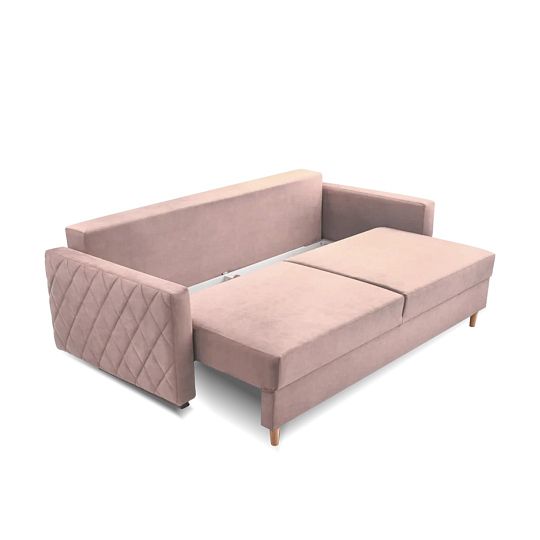 LENA rozkládací pohovka, rosegold Noel 07