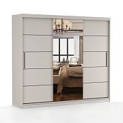 ALBATROS šatní skříň 250, kašmír/zrcadlo