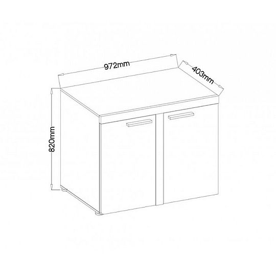 ROBBEN komoda 2F, písková