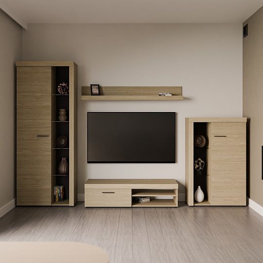 ROBBEN obývací stěna, dub olejovaný