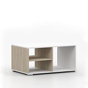 TRENTO NEW 1T konferenční stolek, dub sonoma/bílá