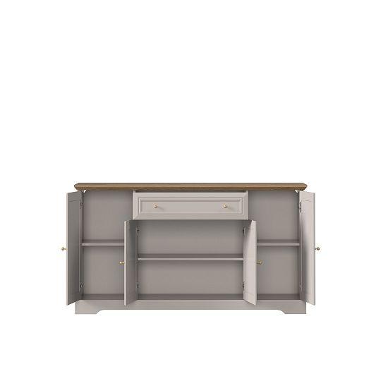 KOBE NEW komoda 4D1S, kašmír/dub mauvella