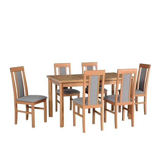 MADONA 1P jídelní stůl, dub grandson