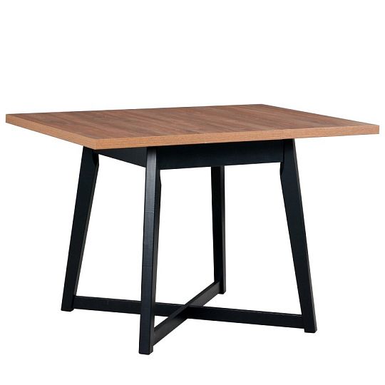 OTAVA 1L rozkládací jídelní stůl, dub sterling/černá