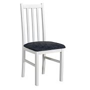 Jídelní židle, Bosanova TYP 10, bílá/tmavě šedá