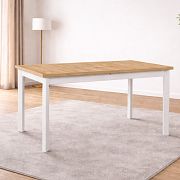 MADONA 1P rozkládací jídelní stůl, dub artisan/bílá